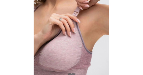 Бюстгальтер для беременности и кормления СИРЕНЕВЫЙ