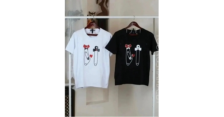 Футболка для беременных и кормящих с молниями