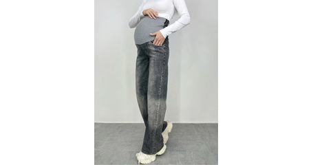 Джинсы для беременных с высокой спинкой